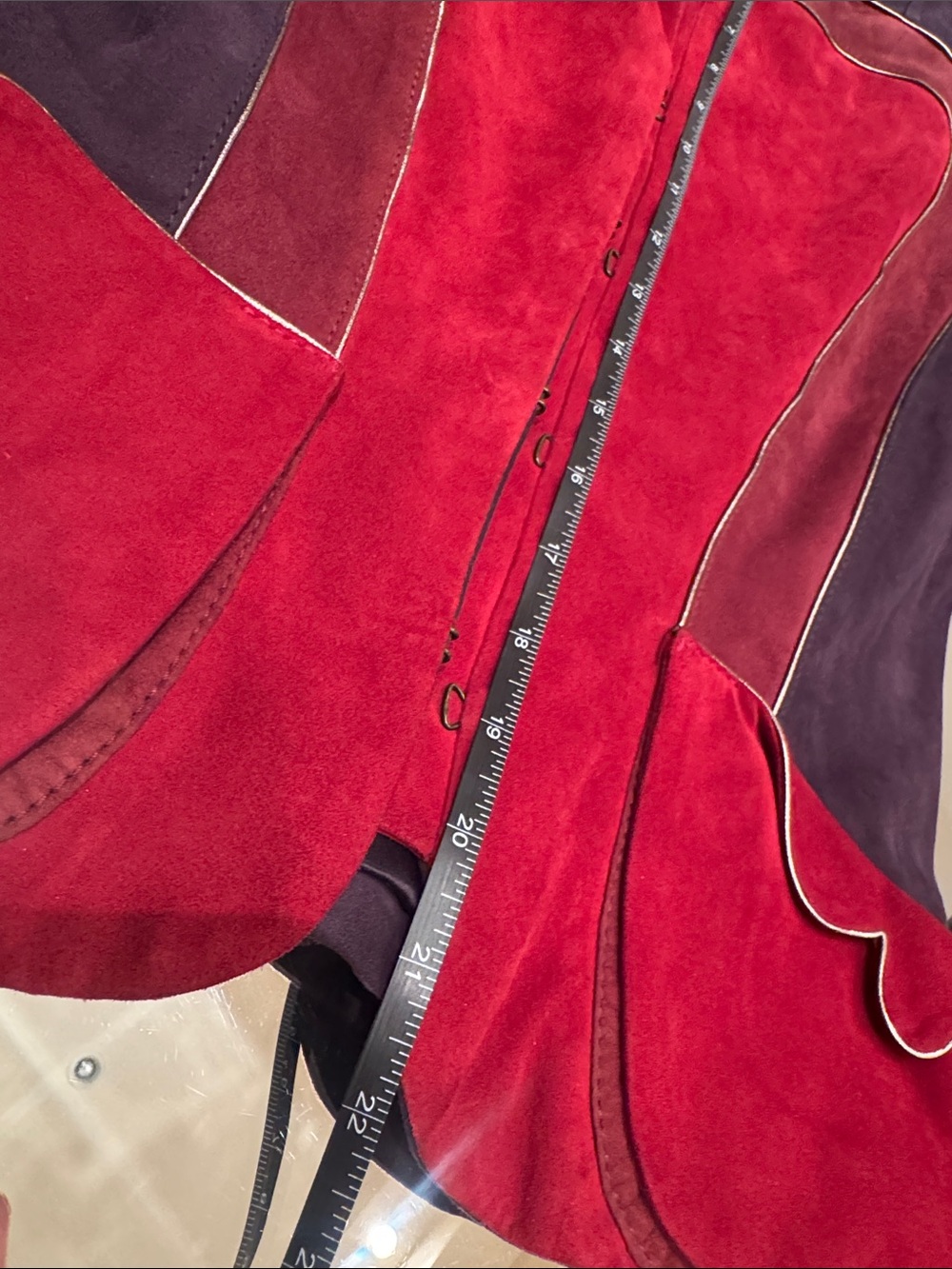 Roberto Cavalli Vintage Suede Jewel Tone Leather Jacket - Picture 17 of 17